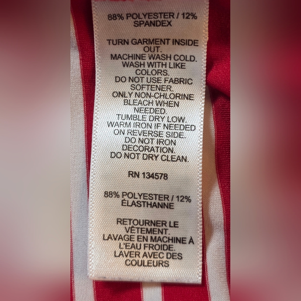 Vineyard Vines Sankaty Boatneck Shift Dress in Red Striped  XL - Picture 5 of 7